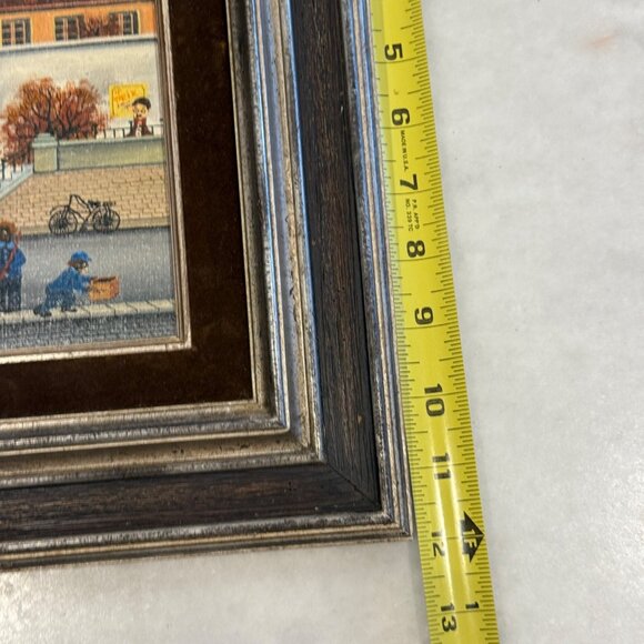 Bin Kashiwa Original Oil Painting Paris Montmartre Neighborhood Signed Framed - Picture 10 of 15